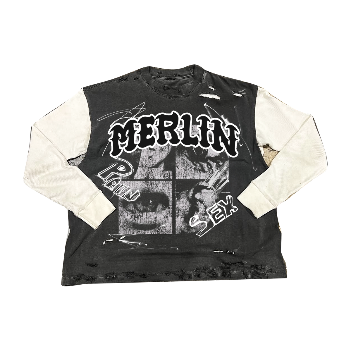 Merlin Pain Cut-Off Acid Wash Thermal