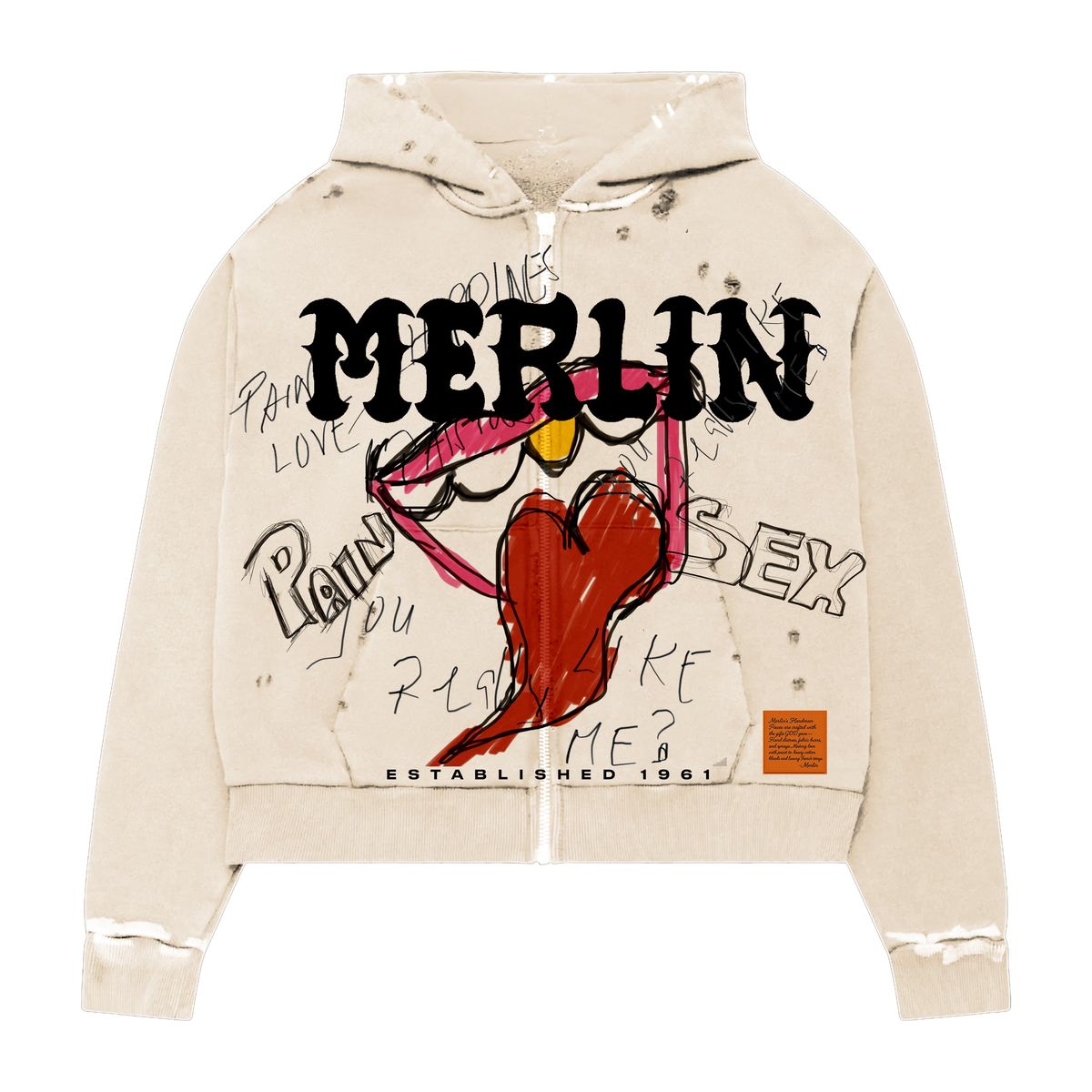 Handmade Scream Hoodie