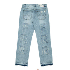 FREE REFILLS- PATCHWORK DENIM BLUE WASH