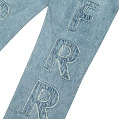 FREE REFILLS- PATCHWORK DENIM BLUE WASH
