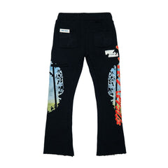 FREE REFILLS- REHAB FLARE SWEATPANTS BLACK