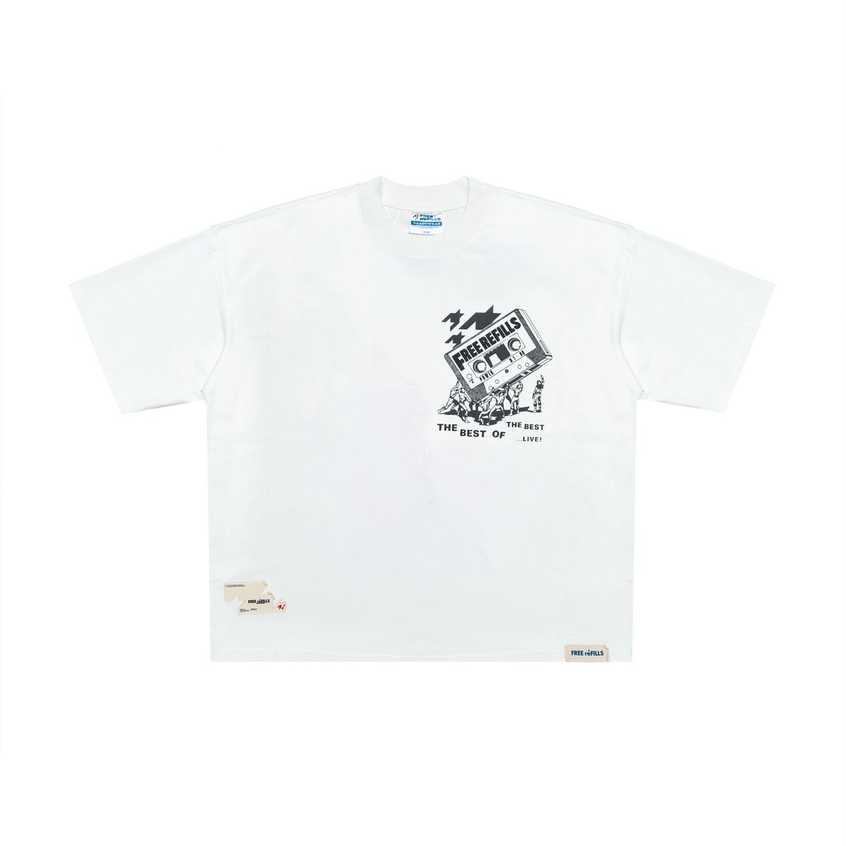 FREE REFILLS- FLYER TEE OFF WHITE