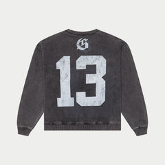 GOD SPEED - Seeing Double Sweatshirt (Grey wash)