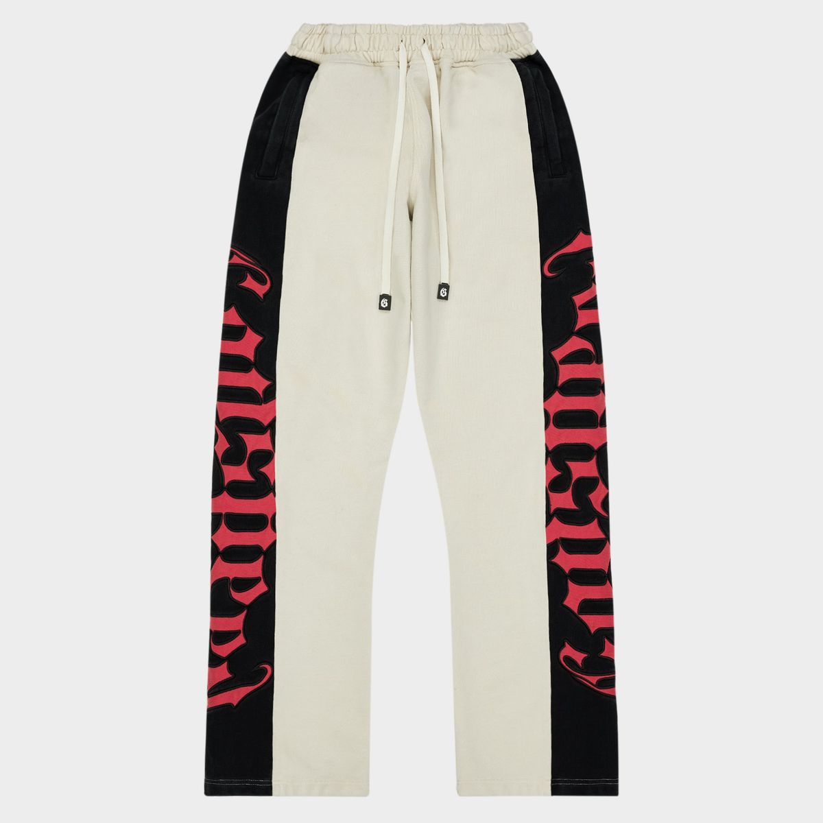 GOD SPEED - Courtside Sweatpants (Bone/Black/Red)