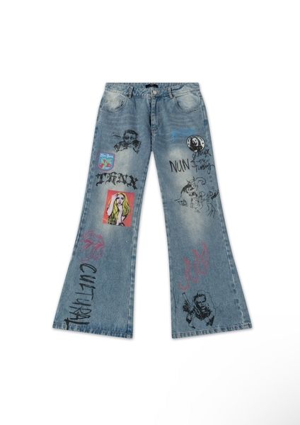 ANIME DENIM PRINT