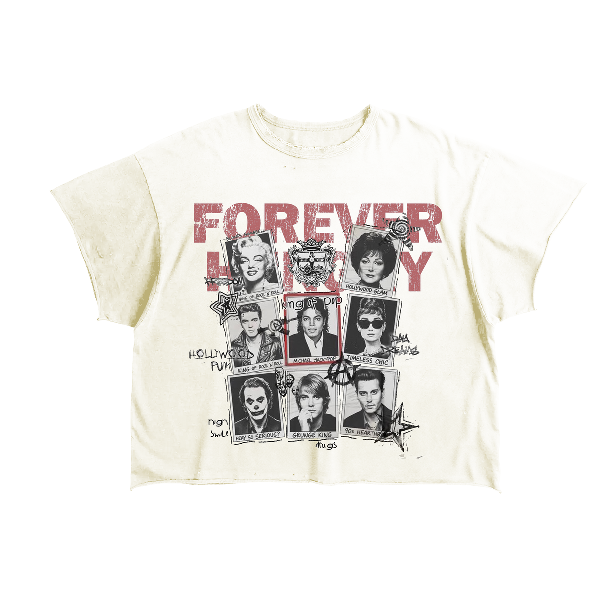 Forever Hungry Forever Faces Tee