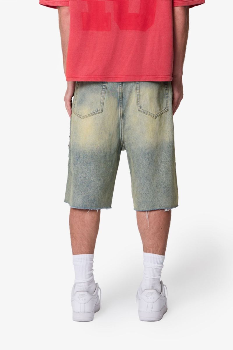 MNML - Baggy Mojave Denim Shorts - Blue