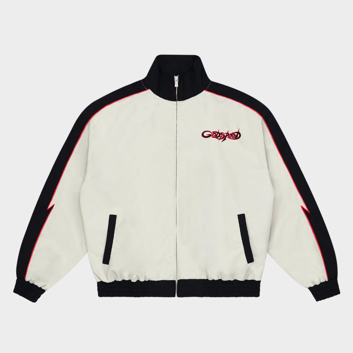 GODSPEED - GT Tracksuit TOP - WHITE/RED