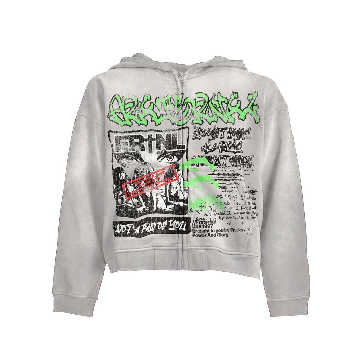 FRATERNAL- Not A Fan Of You Hoodie (grey)