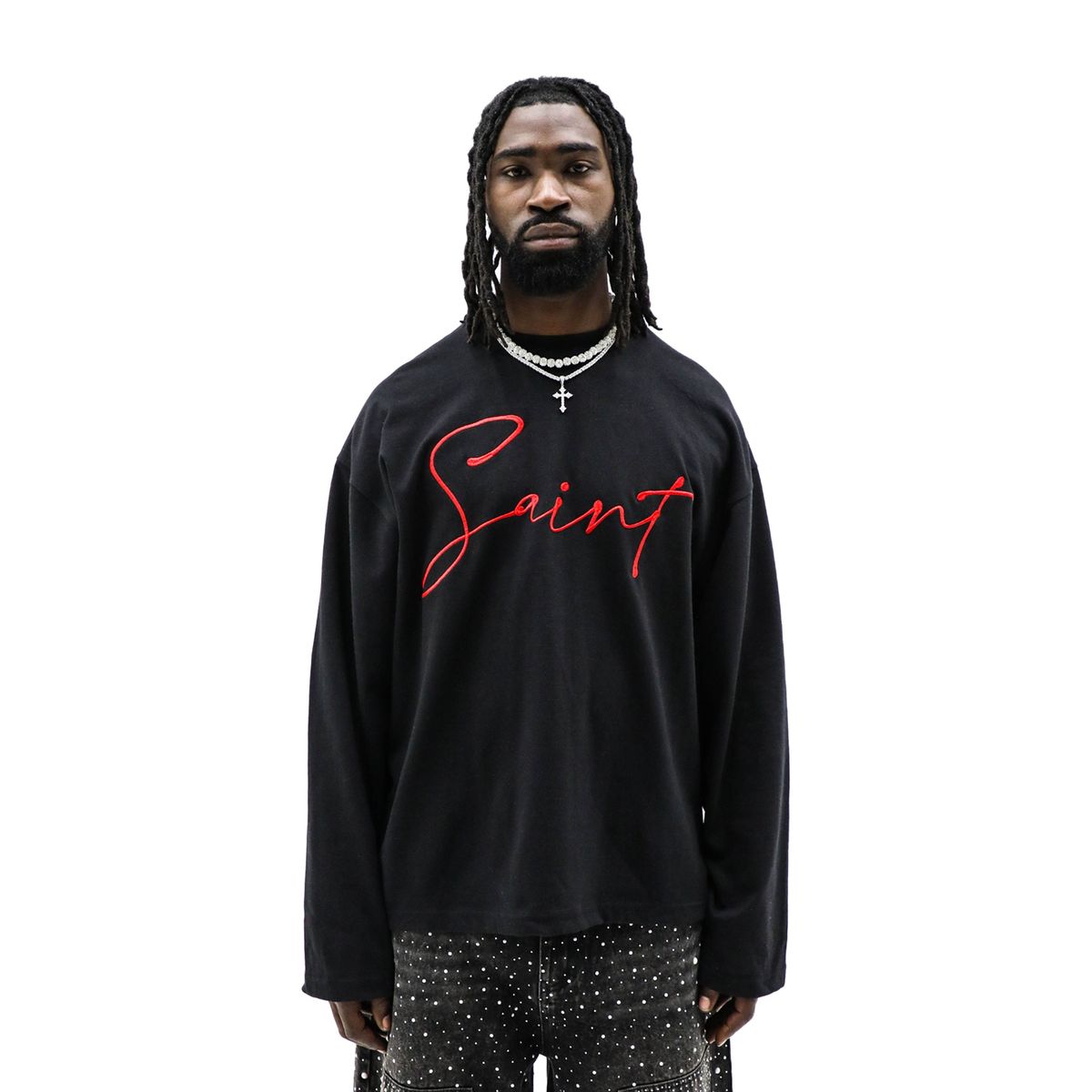 HEIGHTS DISTRICT - Saint Script - BLACK
