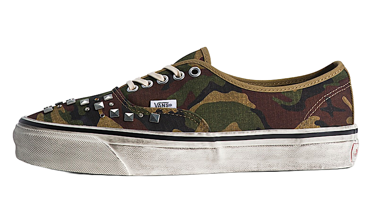 Vans Premium Authentic Woodland Camo Green
