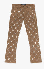 VALABASAS - POP" STACKED Dark Brown