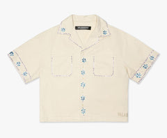 VALABASAS - UNDER PRESSURE" BUTTON DOWN - CREAM