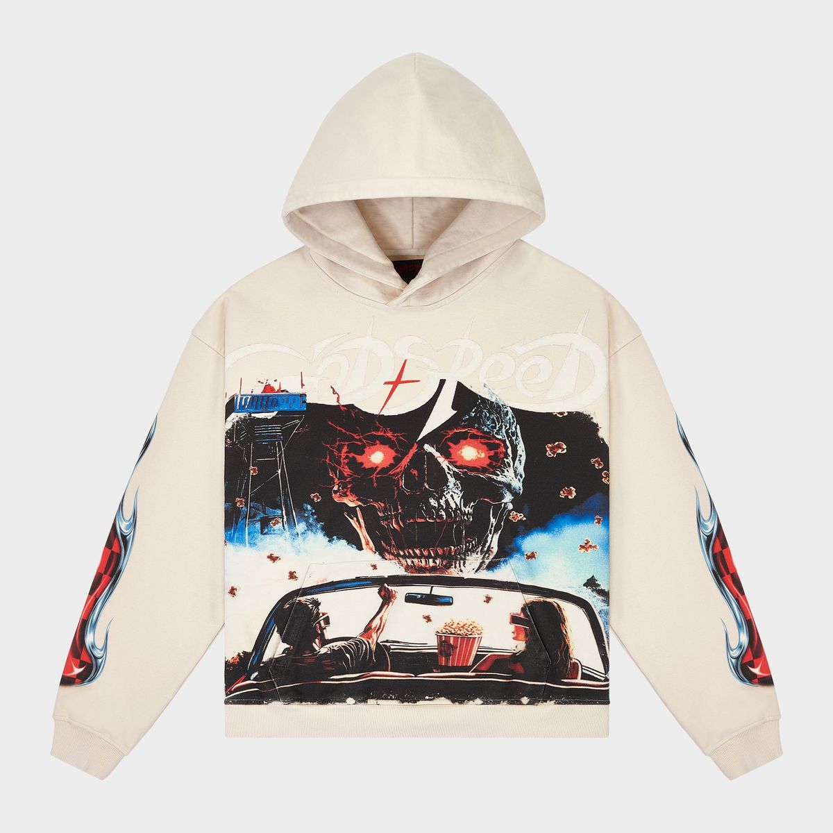 GOD SPEED - Drive in Hoodie (Bone)