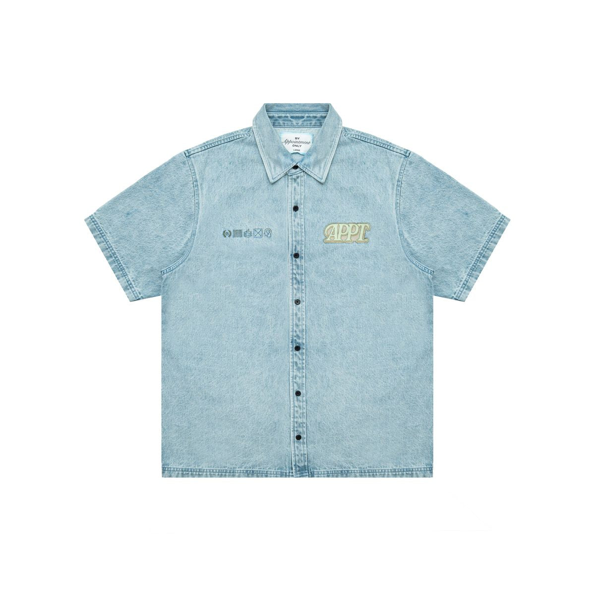 APPT - SYNC BUTTON UP - INDIGO