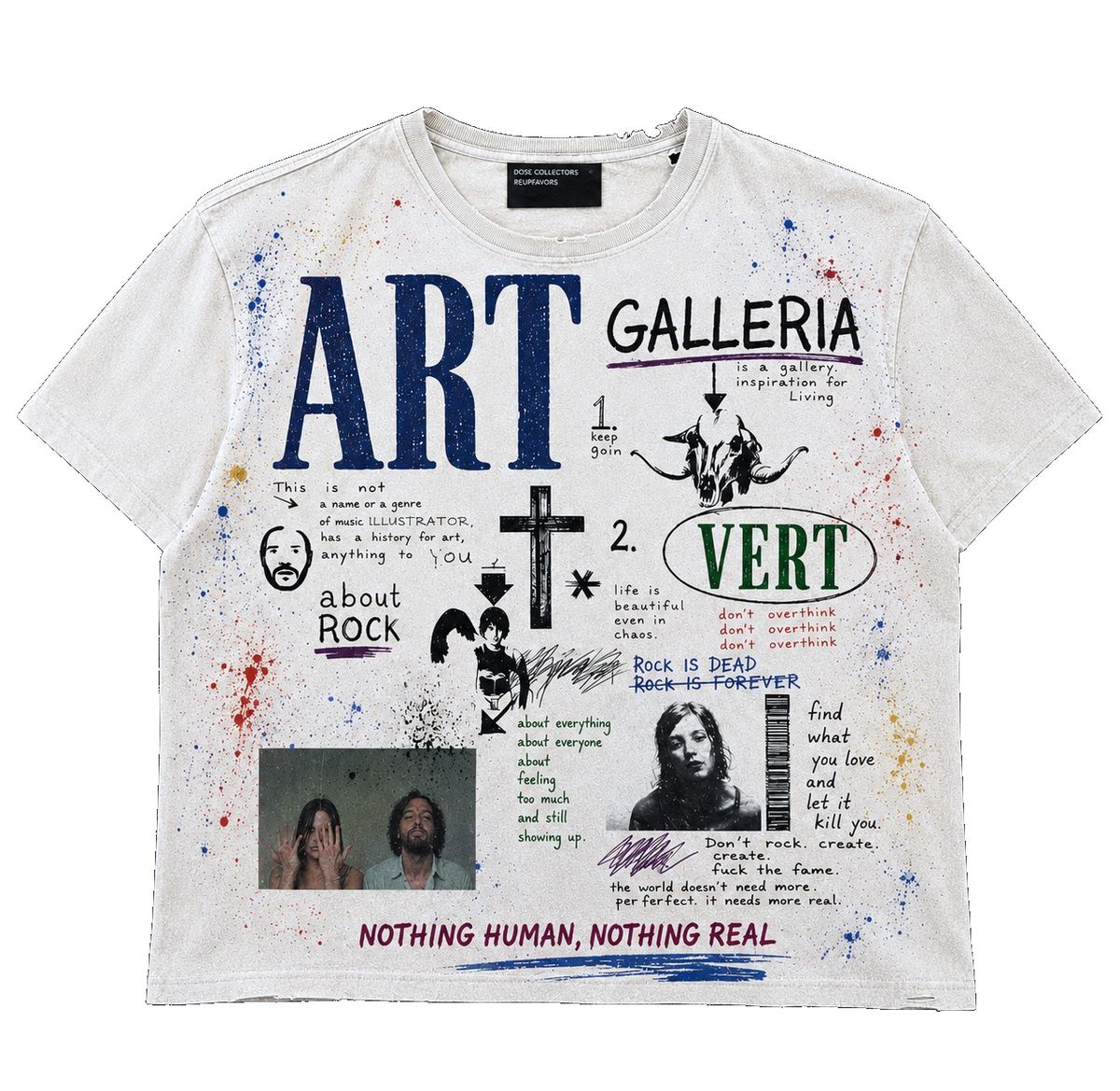 RETROVERT - Art Paint Splatter T-Shirt