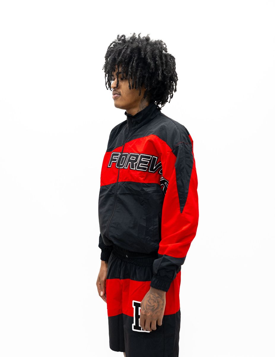 Forever Hungry - Windbreaker TOP BLACK/RED