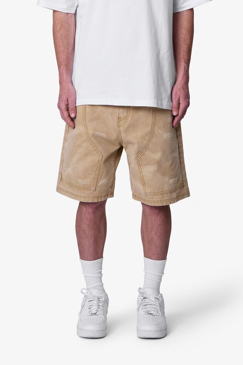MNML - West Sands Denim Shorts - Tan