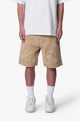 MNML - West Sands Denim Shorts - Tan