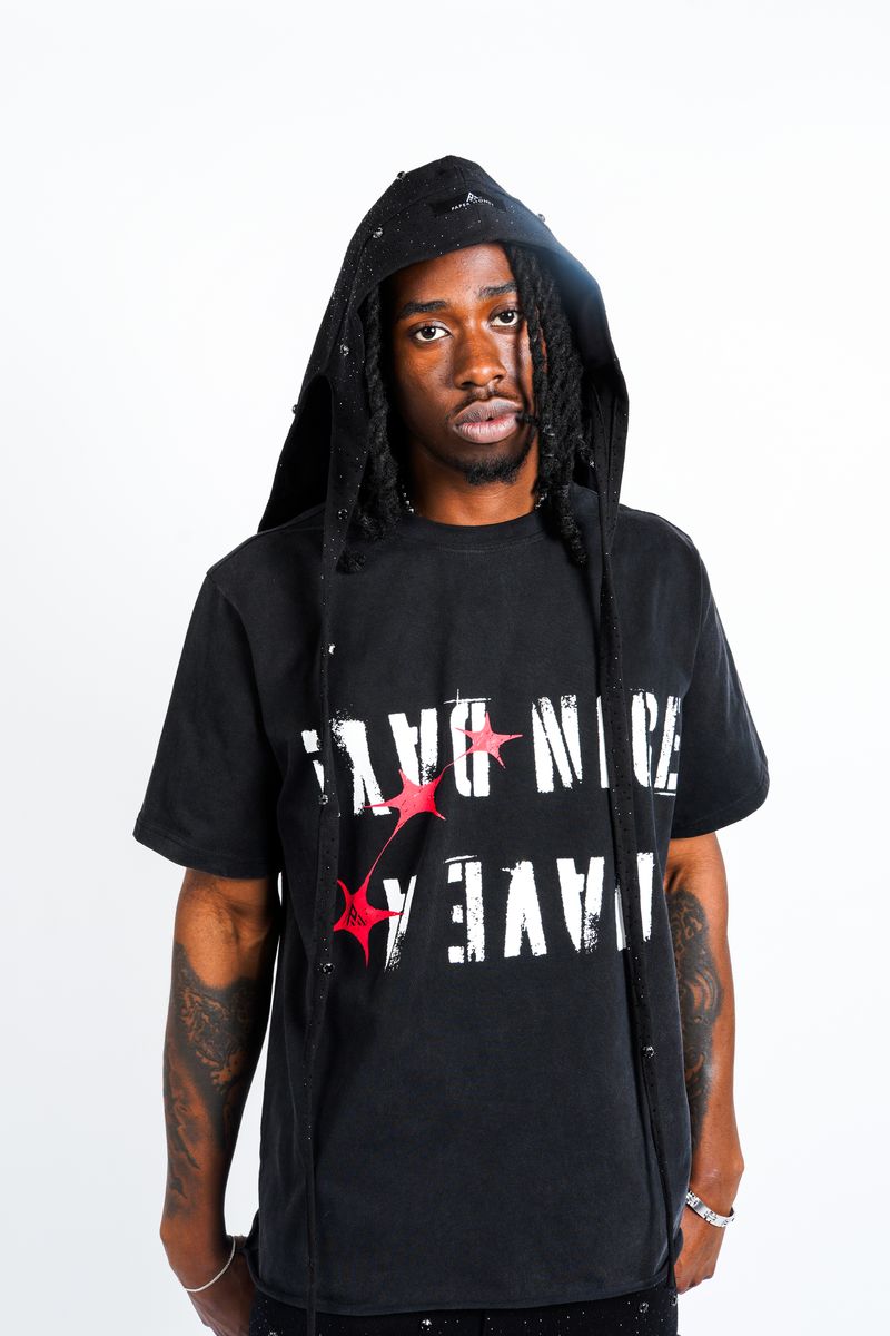 PM - HAVE A NICE DAY TEE - BLACK