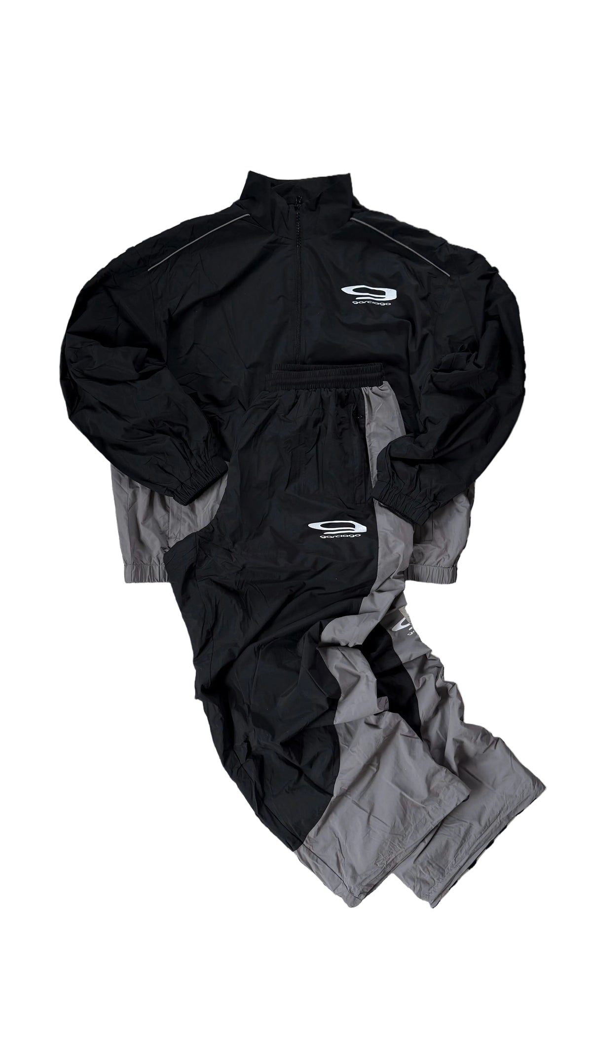 GARCIAGA TRACK PANTS - BLACK
