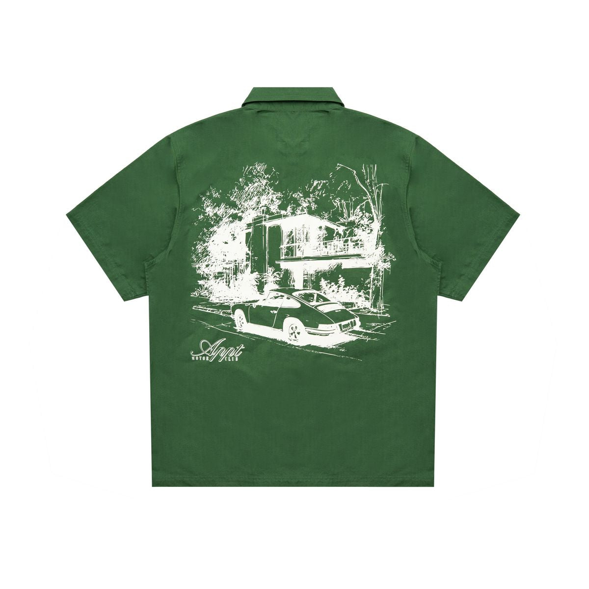 APPT - MOTOR CLUB BUTTON UP - Green