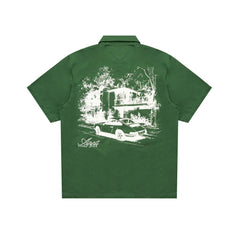 APPT - MOTOR CLUB BUTTON UP - Green