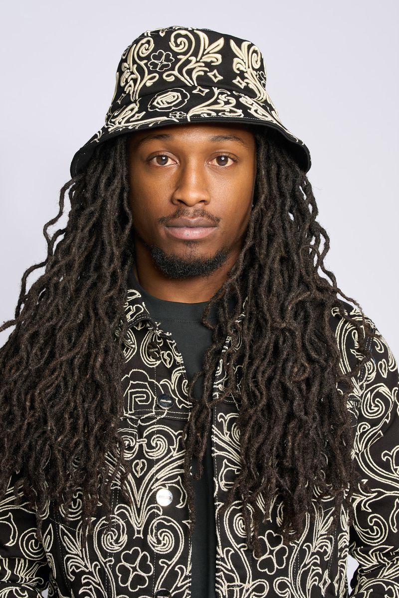 PHEELINGS - CHAMPAGNE" EMBROIDERED BUCKET HAT