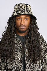 PHEELINGS - CHAMPAGNE" EMBROIDERED BUCKET HAT