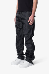 MNML - Snap Front Cargo Pants - BLACK
