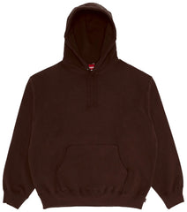 Supreme Satin Applique Hooded Sweatshirt (FW24) Brown (CJ)