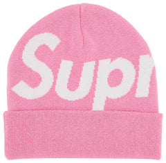 Supreme Big Logo Beanie (FW24) Pink (CJ)