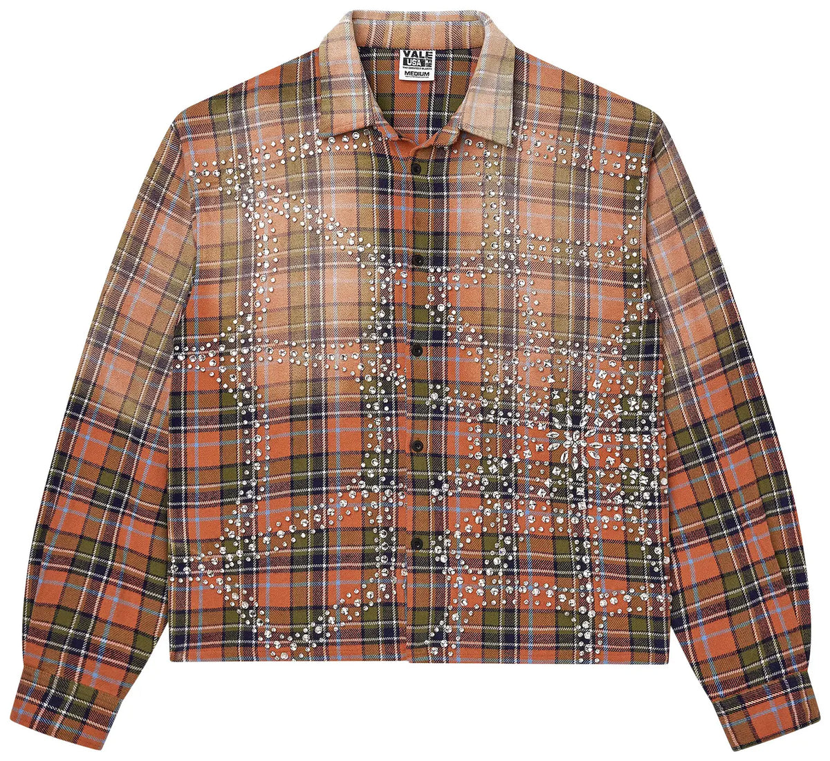 Vale Forever Pumpkin Patch Flannel 'Orange/Green' (KH)