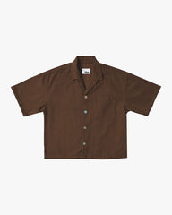 EPTM - BOXY TWILL SHIRT - BROWN
