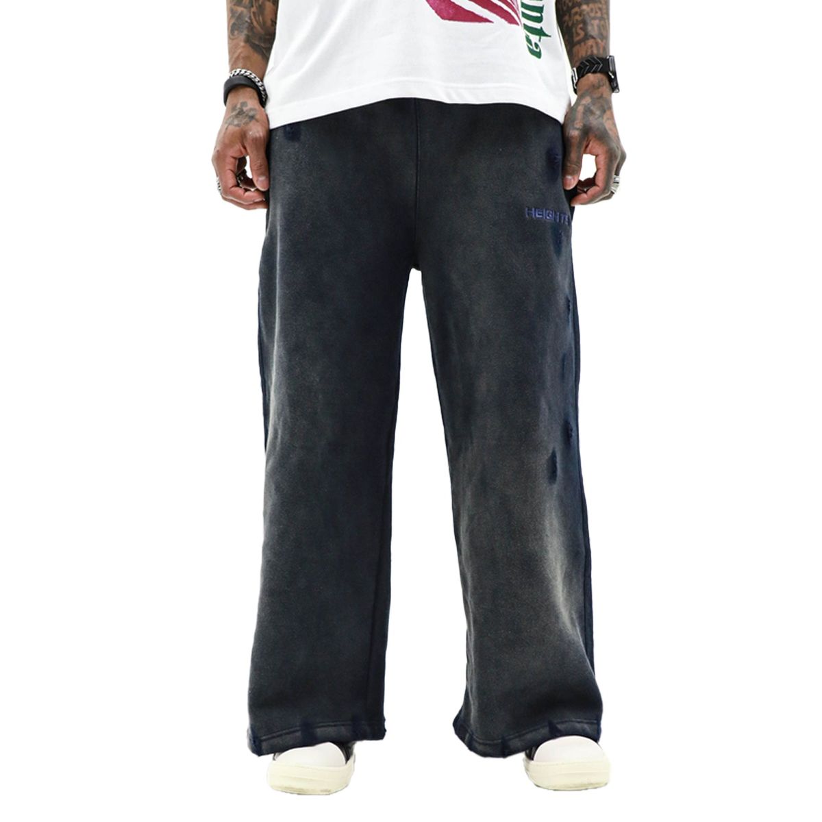 HIEGHTS - Dirty Essentials JOGGER - BLACK