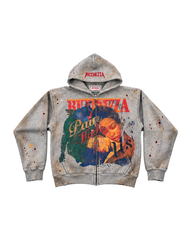 RICCHEEZA - Pain 2 Ricchezza" Washed ZipUp