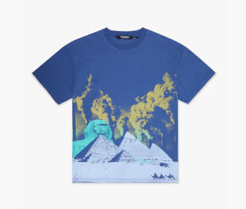 VALABASAS - Hypnosis" Navy Tee