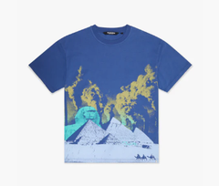 VALABASAS - Hypnosis" Navy Tee