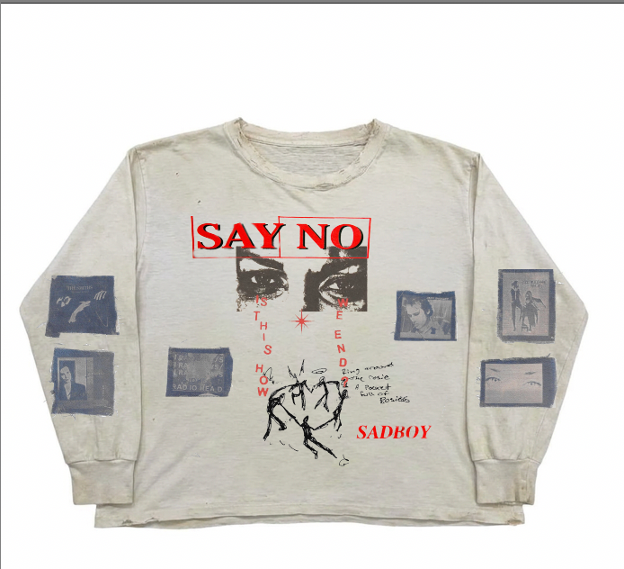 SAD BOY SAGA - Say No  Longseeve Tee