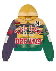 VALE FOREVER COLLAGE ZIP UP [MARDI GRAS] (CJ)