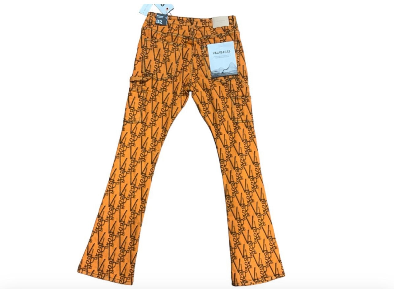 VALABASAS - "V-SCRAWL" DENIM STACKED