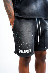 PM - PAPER SHORTS - BLACK