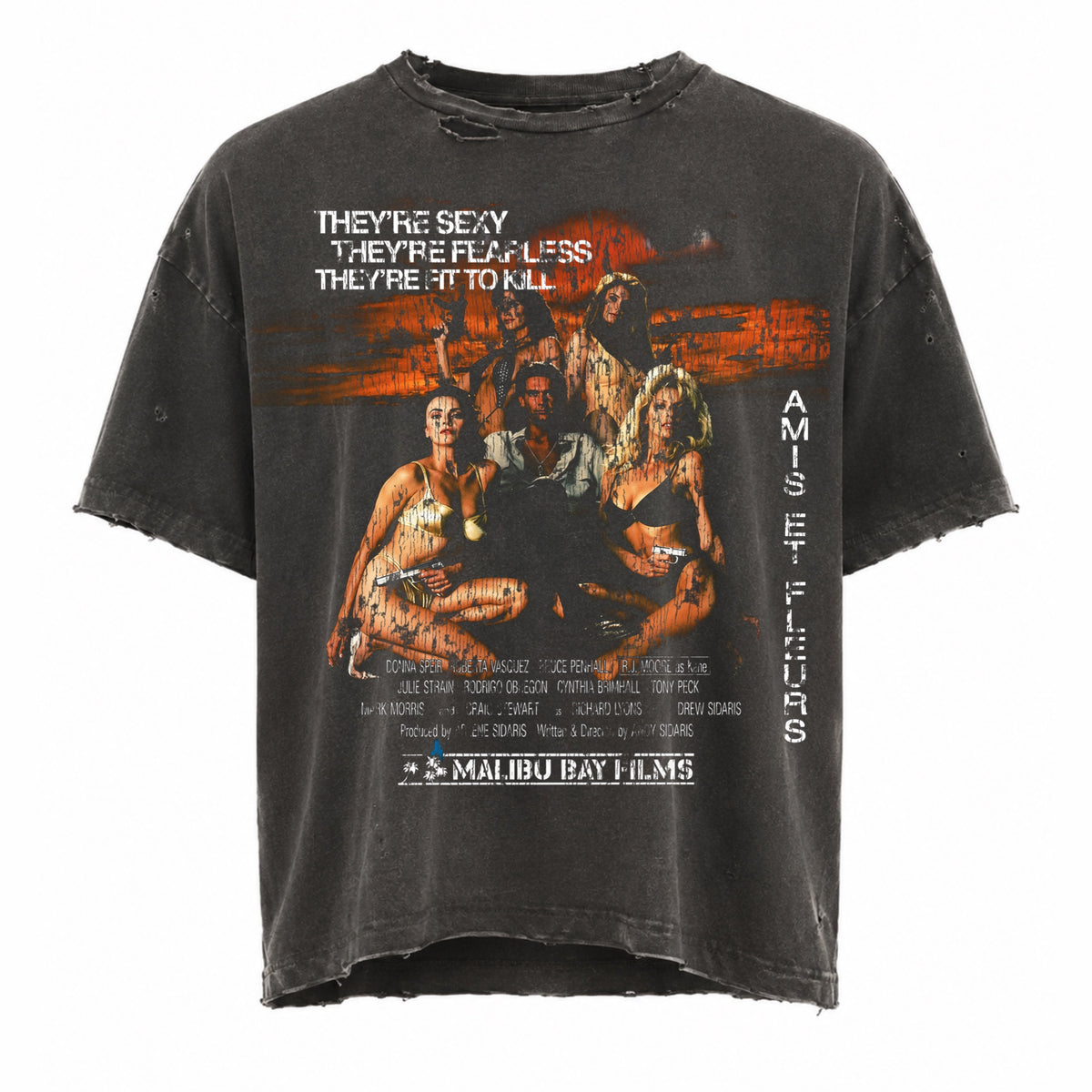 AMIS ET FLEURS - MALIBU BAY FILM TEE