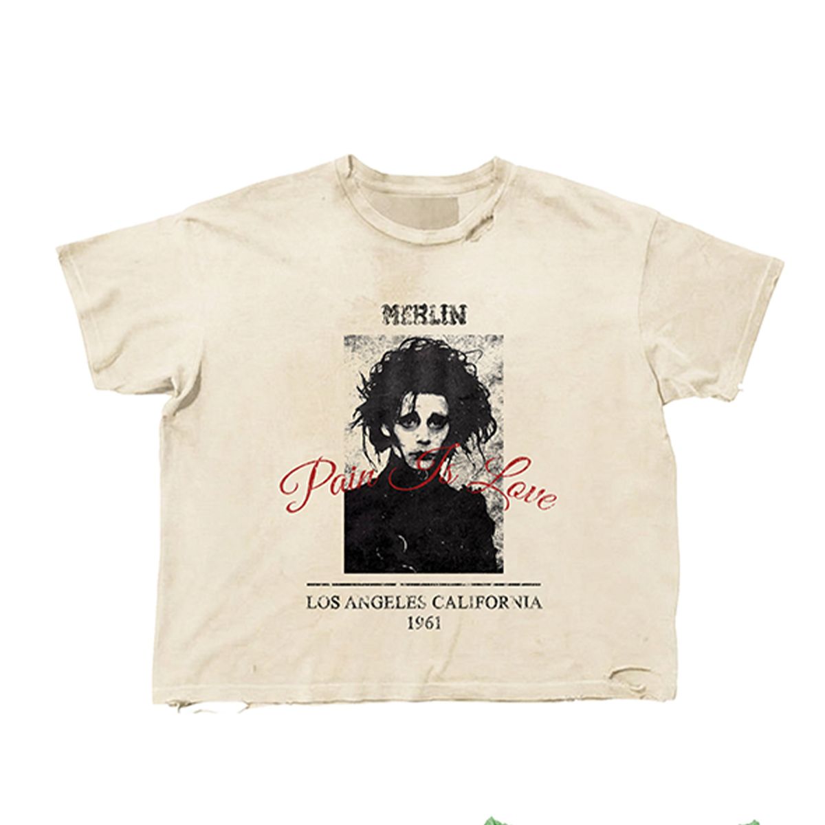 Merlin - Wanted In Pain Tee - WHITE