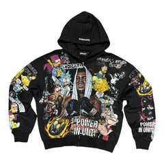 SYNDICATE- Unity" Zip Up Black