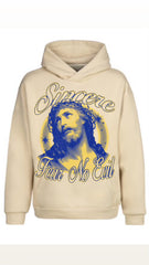 Sincere Studios Fear No Evil Tan Hoodie