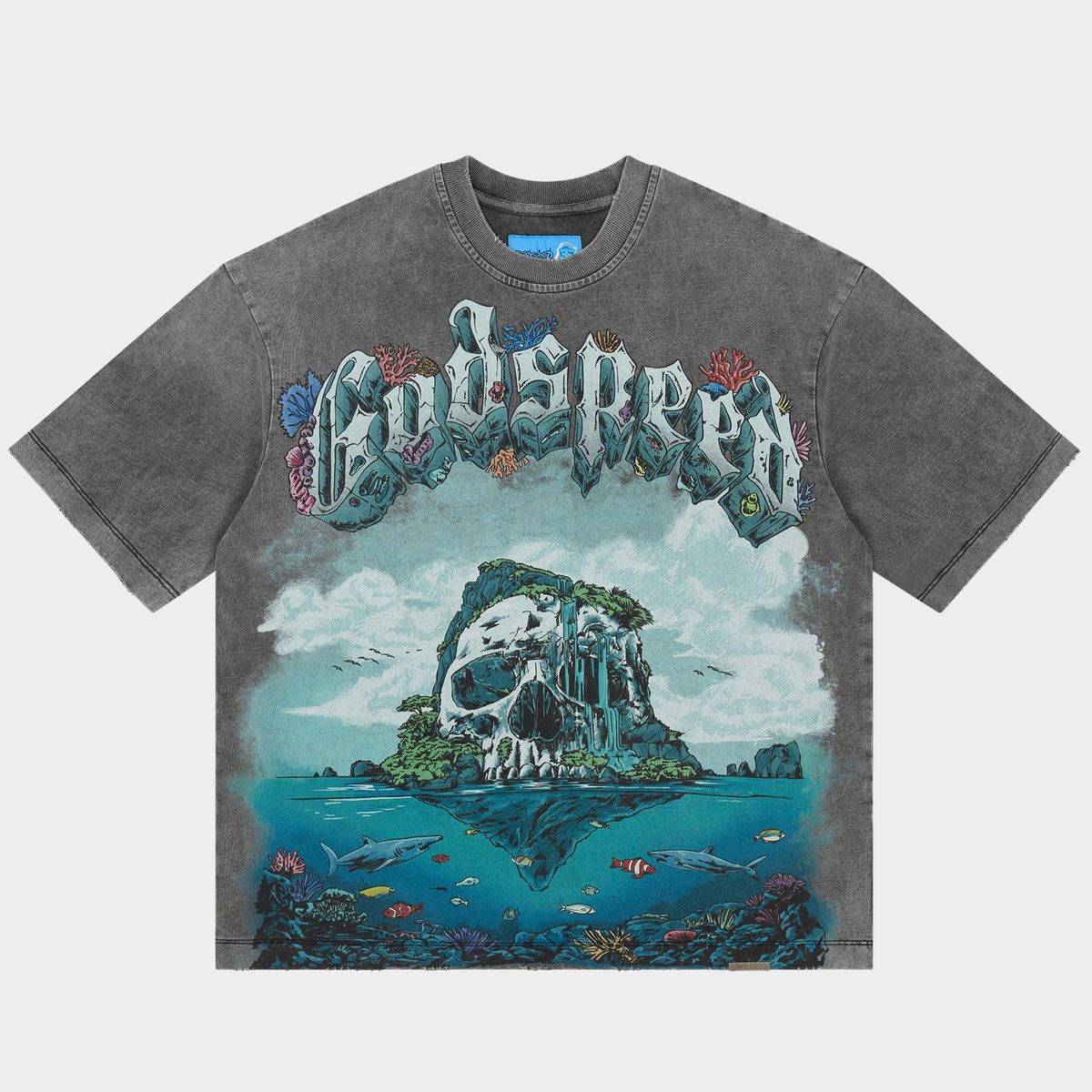 GODSPEED - GS Island II T-shirt NG (Grey Wash)