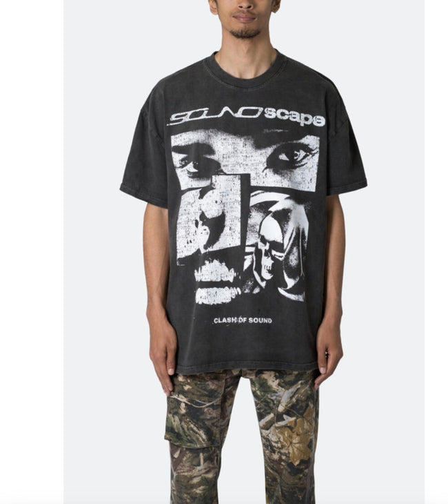 MNML - Soundscape Tee - Washed Black