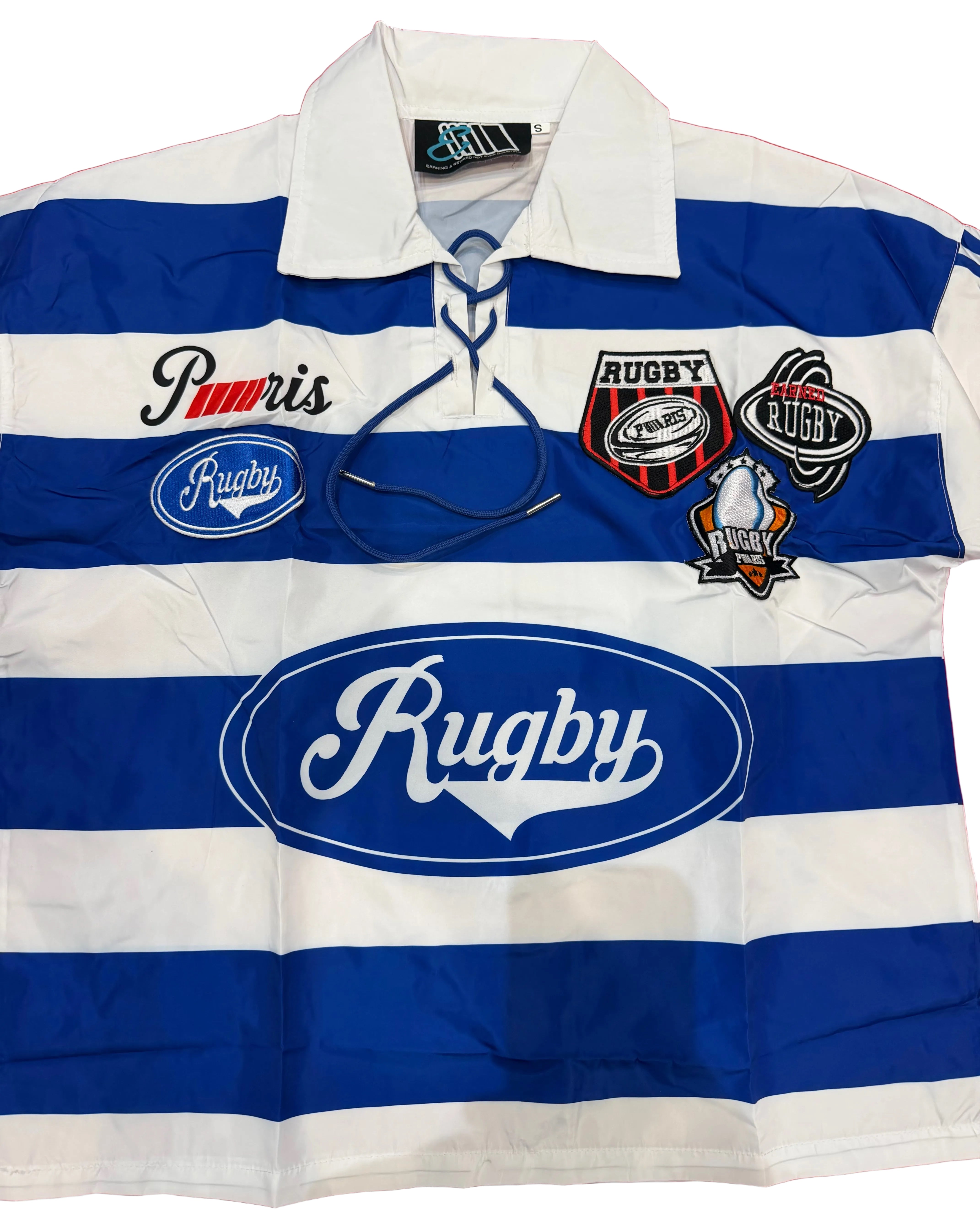 EARNED X P\\\\\RIS - RUGBY SHIRT - BLUE