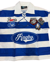 EARNED X P\\\\\RIS - RUGBY SHIRT - BLUE